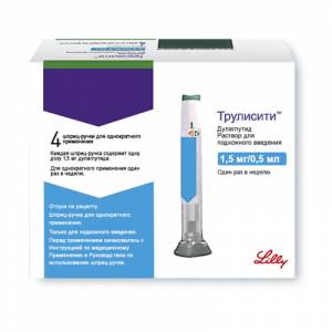 Trulicity (Трулісіті) Трулисити 1,5мг/0,5мл 4 шт. розчин для підшкірного введення