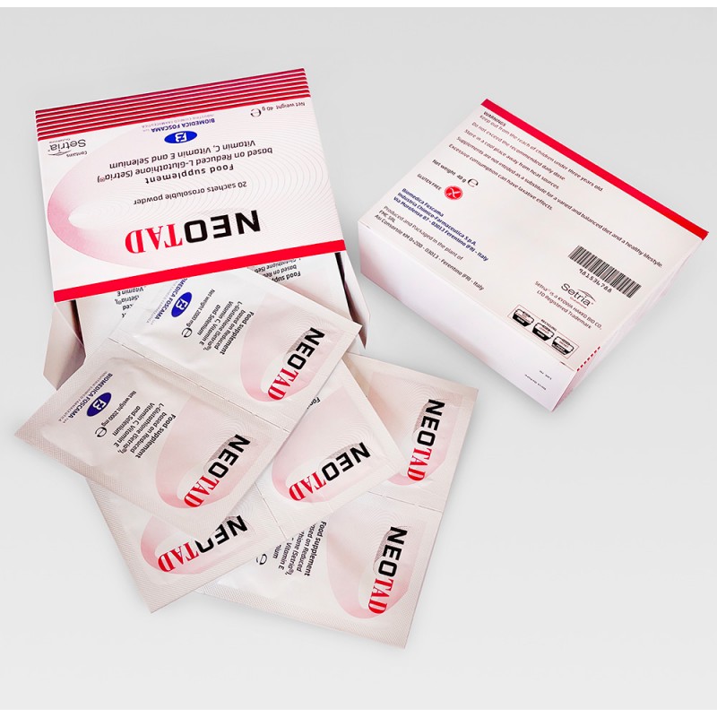 Глутатион НеоТад с витамином C (NeoTad Glutathione) порошок, 20 саше по 2 г 2 Глутатион НеоТад с витамином C (NeoTad Glutathione) порошок, 20 саше по 2 г — изображение 2