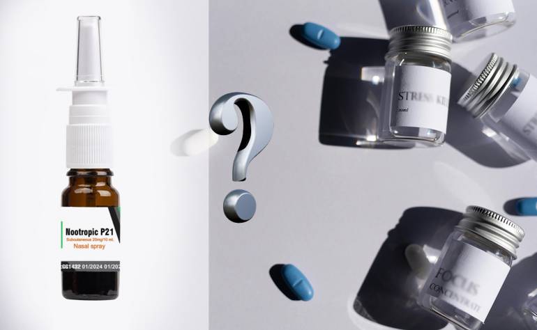 Переваги назального введення ноотропів: чому спрей P21 ефективніший